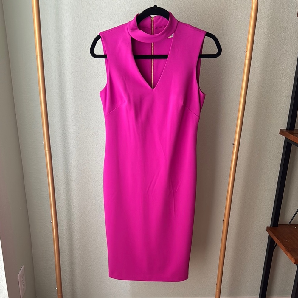 Calvin Klein Pink Midi Dress